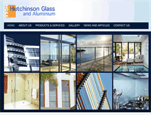 Tablet Screenshot of hutchinsonglass.com.au